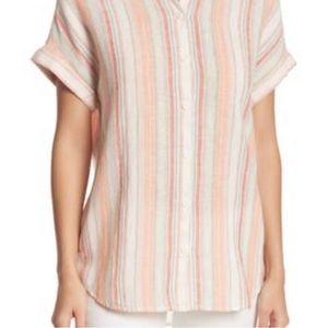 BEACHLUNCHLOUNGE Spencer Linen Top (Size L)